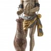 Böhmen, 19. Jh. Christus an der Geisselsäule. Holz, übergangene Farbfassung. H. 94 cm. Besch., rep.