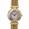 Damenarmbanduhr, Cartier Colisée. 18 K GG. Quarzwerk.