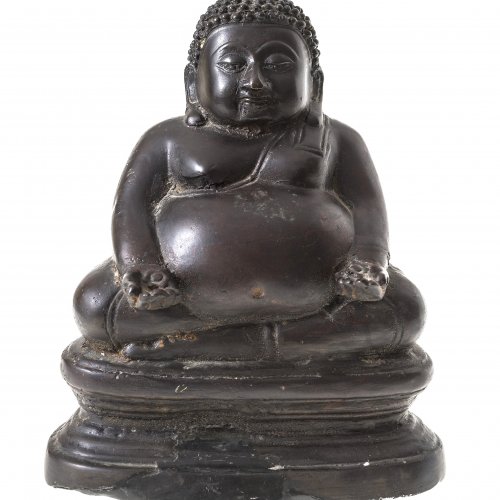Buddha. China. Bronze. H. 18,5 cm.