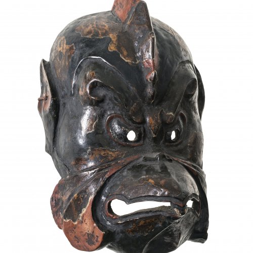 Maske. Japan. Holz, bemalt.