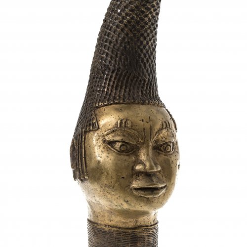 Kopf einer Königen. Bronze. Benin.