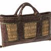 Tasche. Lederapplikation.