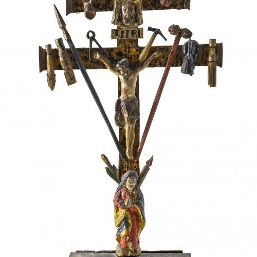 Standkreuz mit Arma Christi. Oberammergau.