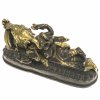 Ganesh, liegend, Bronze. Tibet.