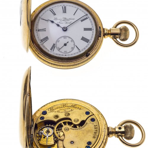 Damenhalbsavonette. 14 K GG. Lever Brothers, New York.