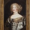 Nocret, Jean. Brustbild der Königin Maria-Theresia von Frankreich (1638-1683). Öl/Lw. 67 x 49 cm. Doubl., rest. Unsign.