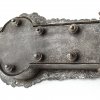 Türschloss. Schmiedeeisen, Vollabdeckung, L. 32 cm.