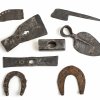 Handwerksgerät, 8-teilig, L. 11-25 cm.