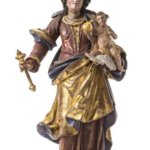 Madonna mit Jesuskind, süddeutsch, 18. Jh.