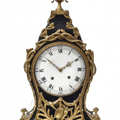 Pendule, Neuenburg, Holzgehäuse, Bronzemontierung