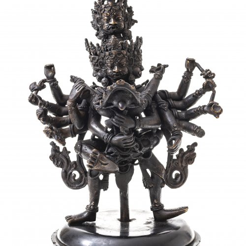 Tantrische Gottheiten, Mongolei, Bronze
