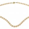 Perlenkette, Goldschließe (14 K GG)