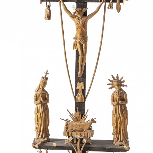 Standkreuz mit Arma Christi, süddeutsch