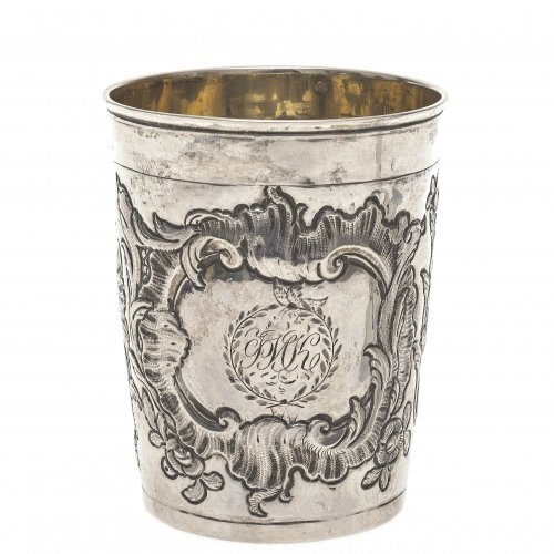 Becher. Silber. Moskau, um 1777, BM von 1759-1774, MZ: 