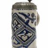 Walzenkrug. Westerwald, 18. Jh. H. 25,5 cm.