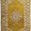 Brücke. Kayseri, um 1900. Seide. Rest. Gebrauchsspuren. 158 x 116 cm.