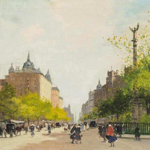 Berkes, Antal, Budapest, Öl/Lw. 60 x 80 cm.