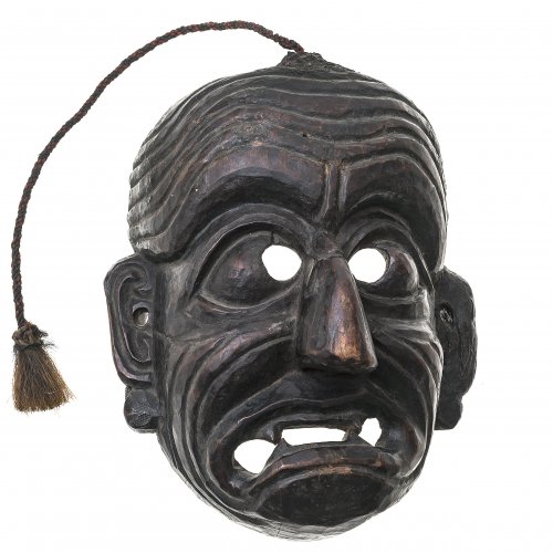Maske, Holz, Tibet.