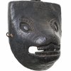 Tierkopfmaske, Holz, Tibet.