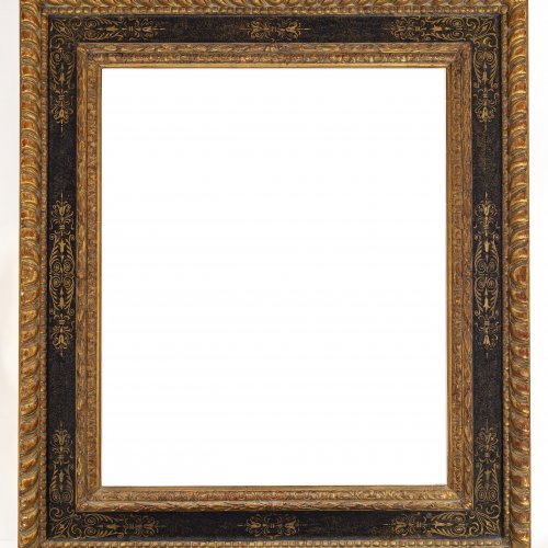 Rahmen. Holz, vergoldet, Falz 65,5 x 54 cm.
