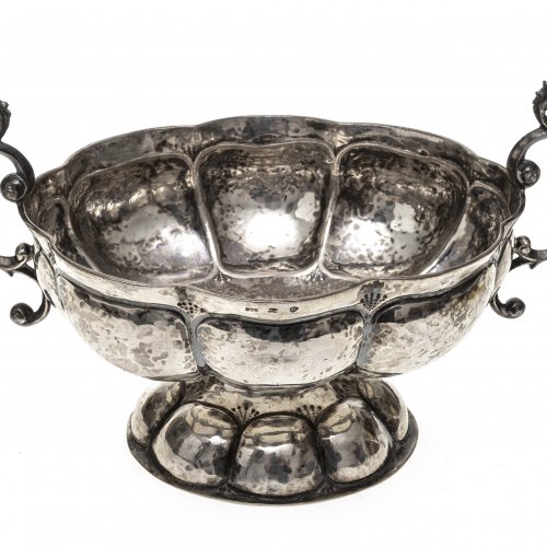 Gebäckschale, Silber, Firma Neresheimer.