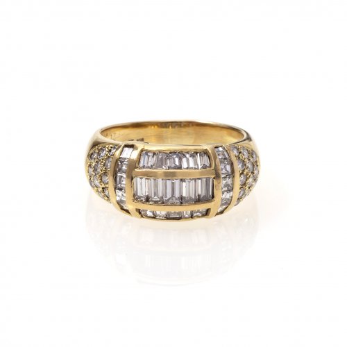 Bandring, Diamantbesatz, GG.