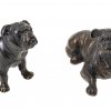 Zwei Boxer, Bronze, um 1900.