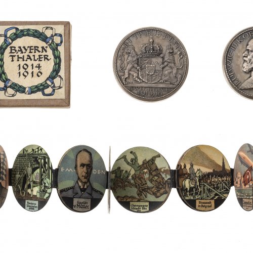 Bayerntaler 1914/16, Silber.