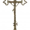 Kleines Standkreuz, Messing.