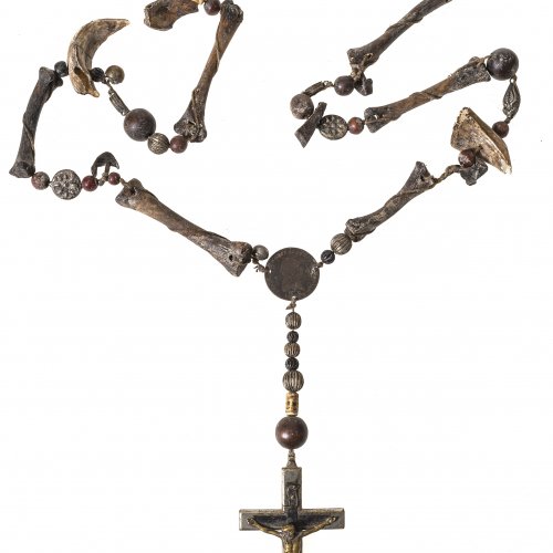 Amulettkette, sog. Stall-Bet´n, Bayern, 19. Jh.