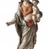 Muttergottes mit Kind, flämisch, Ende 17. Jh., Holz, Farbfassung, H. 72 cm.