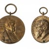 Zwei Ehrenmedaillen, Prinzregent Luitpold und Kaiser Wilhelm.