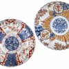 Zwei Teller, Japan, Porzellan, Imari, ø21 cm.