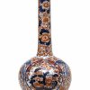Enghalsvase, Porzellan, Imari-Stil, Japan, H. 31 cm.