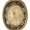 Reliquienkapsel mit Agnus-Dei-Wachsrelief, 18./19. Jh. 23 x 19 cm.