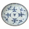 Teller, Porzellan, Blaumalerei, China, ø22 cm.