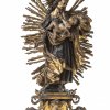 Josef mit dem Jesuskind, Holz, Farb- und Goldfassung, süddeutsch, 18. Jh. H. 40 cm.