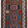 Teppich, Kazak. Kaukasus, frühes 20. Jh., dat. 19(...).  265 x 128 cm.