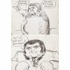 Hanitzsch, Dieter. Zwei Karikaturen auf Richard Süßmeier. Tuschfederzeichnungen. Je ca. 29 x 38 cm. Leicht fleckig.