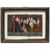 Hinterglasbild. Seehausen, Anfang 19. Jh., Werkstatt Familie Gege. Jesus in Gemeinschaft mit den Aposteln und bez.: 