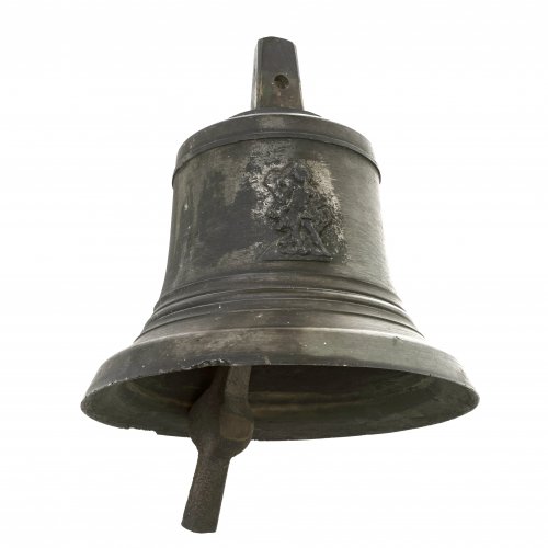 Glocke. Bronze, 18./19. Jh. Best. H. 28 cm.