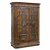 Bauernschrank. Bayern, 19. Jh. Nadelholz. Farbige Bemalung. 185 x 130 x 66 cm.