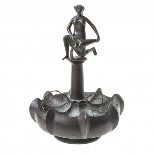 Reidel, Karl. Brunnenmodell. Bronze. H. 27 cm.