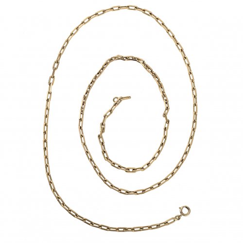 Kette. GG. L. 80 cm.